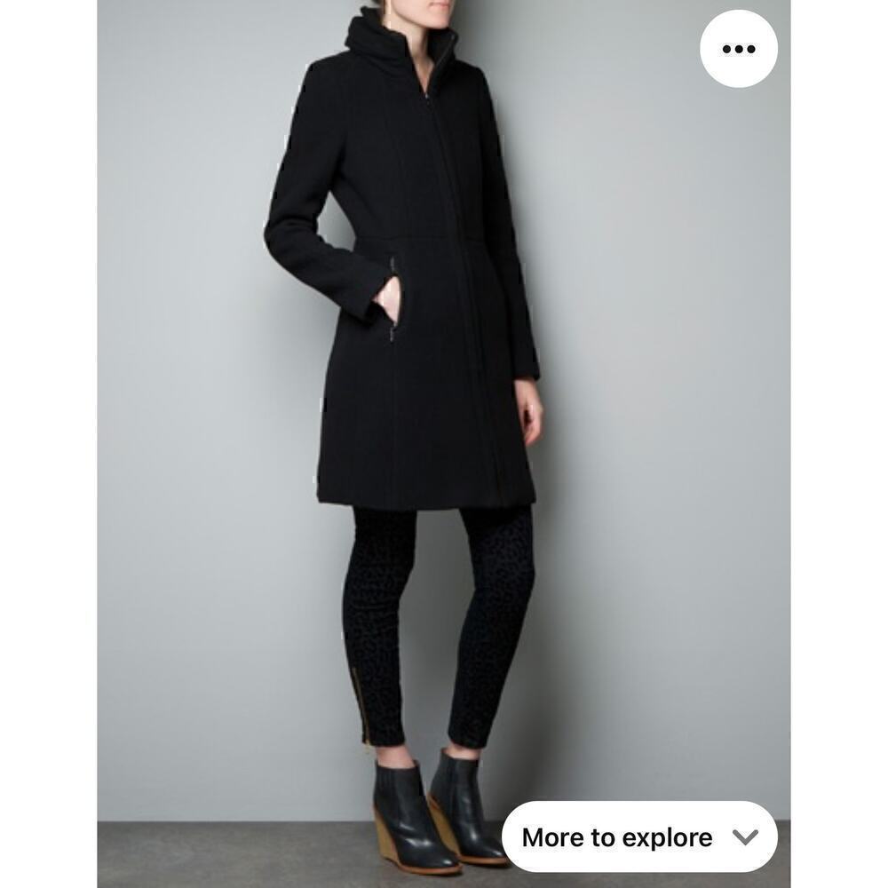 Zara Black Trench Coat